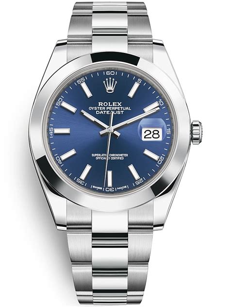 rolex datejust 41 126300 blue dial|rolex datejust 41 bezel.